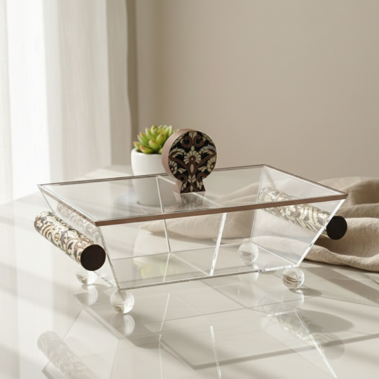 Two-Section Serving Platter